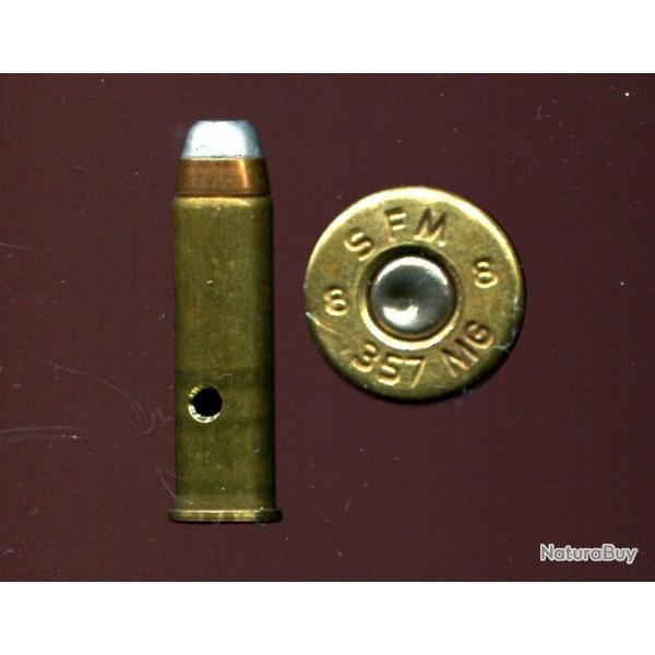 .357 Magnum Spcial Police Franaise - RARE balle JAP pour intervention - noyau alu/chemise cuivre
