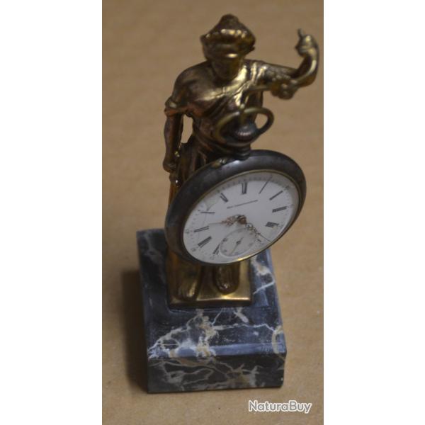 Bronze porte montre la libert