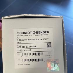 Schmidt&bender 5-25x56 PMII réticule P4FL tourelle DT mrad