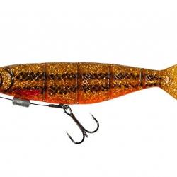 Leurre Souple Fox Rage Pro Shad Jointed Loaded 18cm 52g A l'unité UV Goldie 18cm