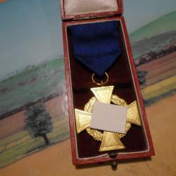 MEDAILLE ALLEMANDE POUR 40 ANS DE SERVICE