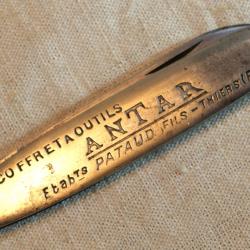 AUTOMOBILIA - rare canif ANTAR MICHELIN cric et coffret à outils ANTAR Patard Thiers CAB25CNR009