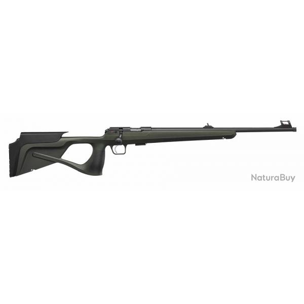Carabine CZ 457 ergo verte cal.22lr canon 20" filet 1/220 5 coups