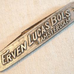 Canif ERVEN LUCAS BOLS alcool AMSTERDAM lames cassées CAB25CNR005