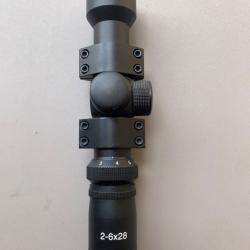 Lunette tir Strike 2-6x28