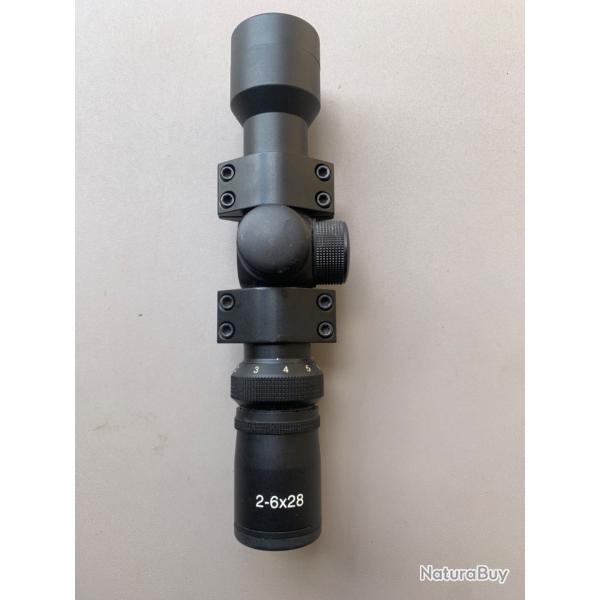 Lunette tir Strike 2-6x28