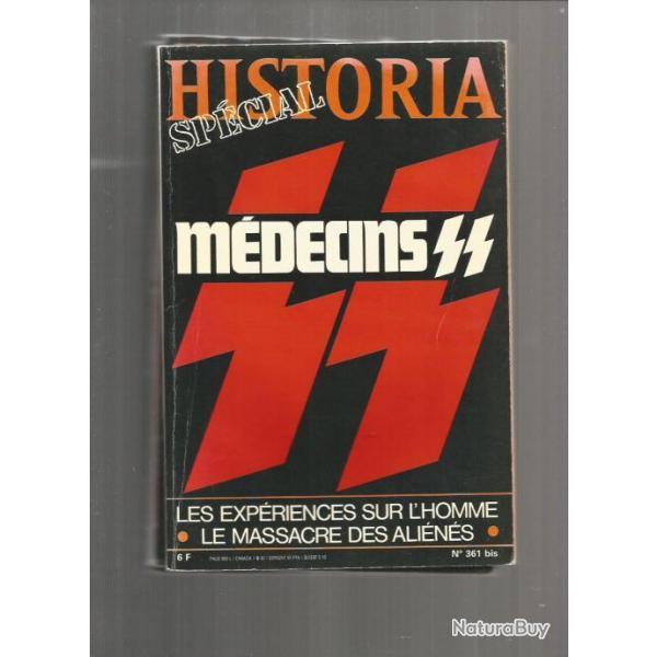 Mdecins ss , historia spcial n361 bis.  le massacre des alins . 1939-1945