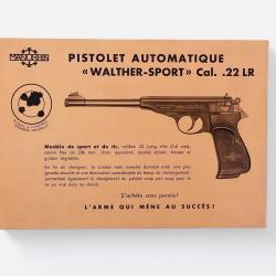 Notice Manurhin Walther Sport - Calibre 22LR