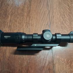 Lunette LPVO Vortex Strike eagle 1-6x24 avec montage monobloc vortex