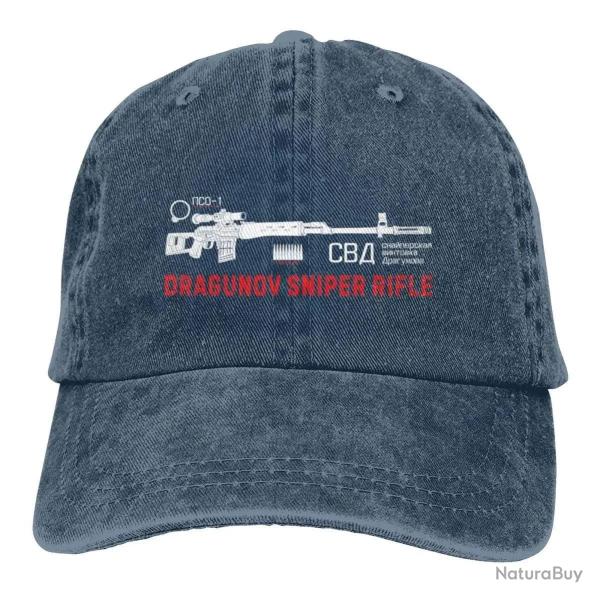 Casquette fusil sniper Dragunov - Navy / One Size