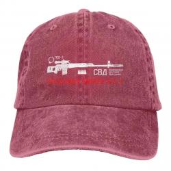 Casquette fusil sniper Dragunov - Rouge / One Size
