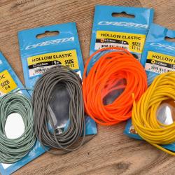 ELASTIQUE CREUX CRESTA HOLLOW ELASTIC 5M 1.3mm - Blanc
