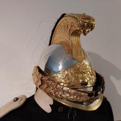 casque officier de Dragon modèle 1874 (France)