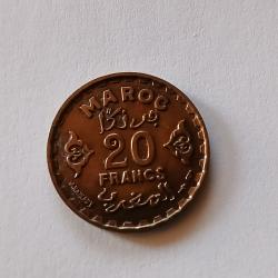 20 francs Maroc Mohammed V 1952