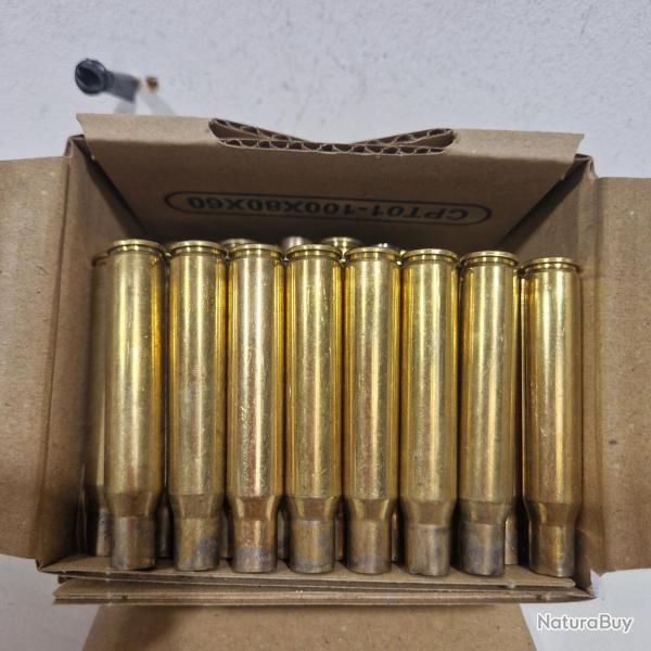 100 Douilles Fiocchis/Winchester Cal.30-06 Tires une fois
