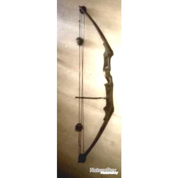 ARC A POULIE BEAR ARCHERY Modle WHITE TALL  II  50-60 LIVRES