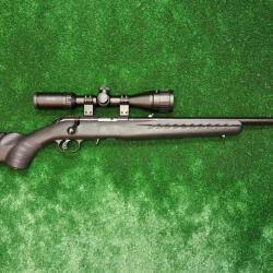Carabine Ruger mod. americain rimfire cal.22 LR avec lunette Hawke Vantage 3-9x40 AD réticule 30-30