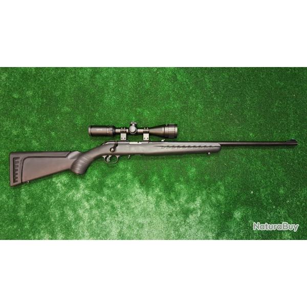 Carabine Ruger mod. americain rimfire cal.22 LR avec lunette Hawke Vantage 3-9x40 AD rticule 30-30