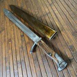 BAÏONNETTE ALLEMANDE MAUSER 98/05 1905 de 1915 WW1 WEYERSBERG KIRSCHBAUM & cie SOLINGEN