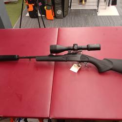Carabine baikal ij18 cal 222 win + lunette 3-12x56 ir + silencieux