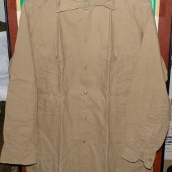 CHEMISE MILITAIRE DE L'ARMEE FRANCAISE DE 1950/60 ,Taille 3 C SOIT L OU 41-42 EN CIVIL ,  AVEC MANCH