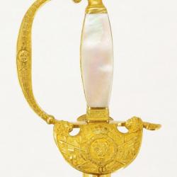RARE ÉPÉE D'OFFICIER DU 1ER RÉGIMENT CHEVAU-LÉGERS LANCIERS DE LA GARDE ROYALE 1814 - FRANCE 1ERE RE