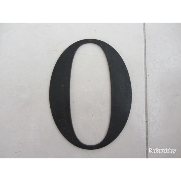 Ancienne grande lettre "O" d'enseigne - Acier 1960