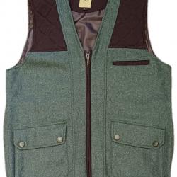 GILET DE CHASSE EN LAINE LOVERGREEN