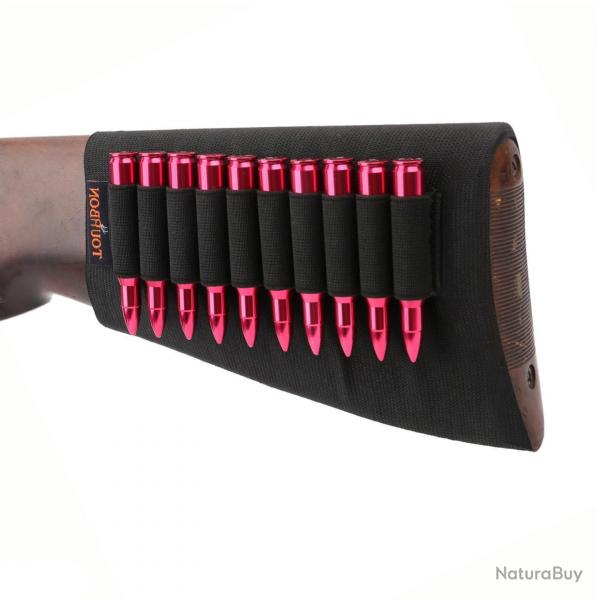 Cartouchire de crosse gaucher droitier 10 munitions cal. 30-06, 45-70 .308etc - livraison gratuite