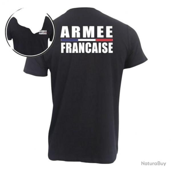 T shirt Arme Franaise noir