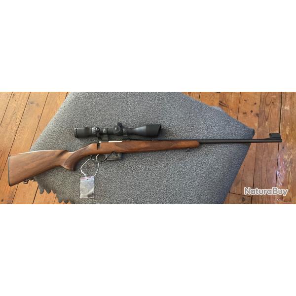 ENSEMBLE CZ 527 LUXE 222 REM + LUNETTE 3-9 X 50