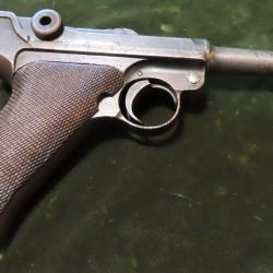 Rare P 08 Erfurt 1912 cal 9 x 19 non modifié (pas d'arrêtoir de culasse)