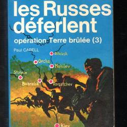 les russes déferlent  opération terre brulée 3 de paul carell j'ai lu bleu