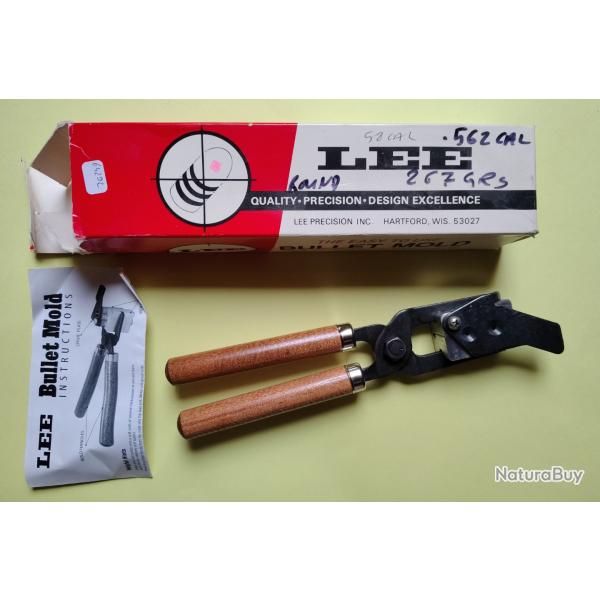 Moule Lee - Balle ronde - 0,562 / 267 grains - ref 90460 - double cavit
