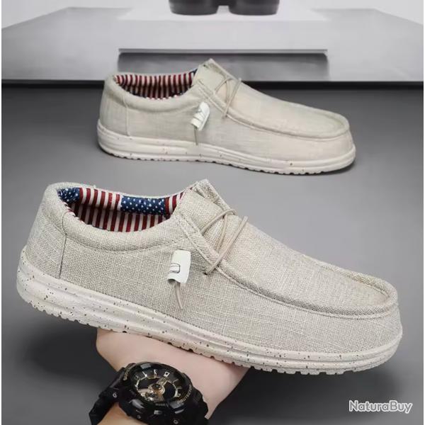 Mocassins Toile Tendance Coloris et pointure au Choix