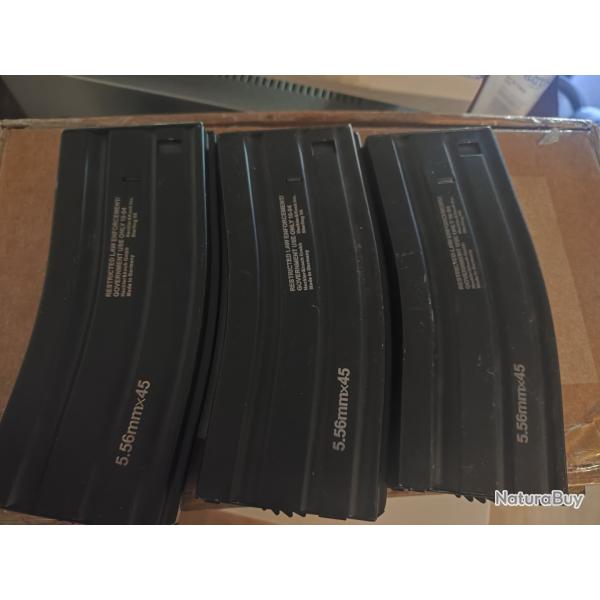 Lot de 3 Chargeurs airsoft m4/m16