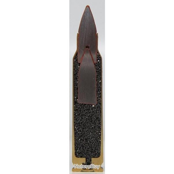 6.35 x 48 Duplex FAT115 USA  2 balles - RARE - marquage : WCC 59 - voir la coupe de cartouche