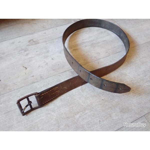 1893 Ceinture, ceinturon militaire arme suisse. Trs ancien