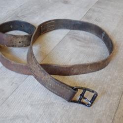 1937 ? Ceinture, ceinturon militaire armée suisse. 125 cm