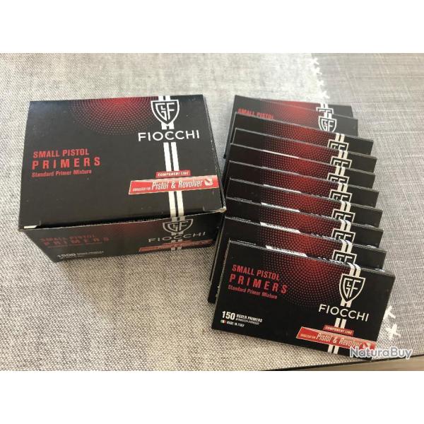 Amorces Small Pistol Fiocchi x1500