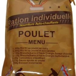 CARTON DE 12 RATION INDIVIDUELLE 24H ARMEE POULET 05/2029 HALAL