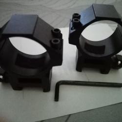 colliers de serrage pour lunette de tir