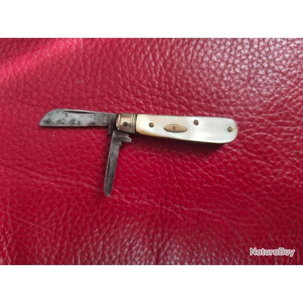 Couteau canif ancien nacre