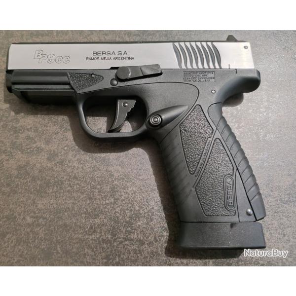 Pistolet BERSA BP9CC blowback dual tone 4,5 mm CO2
