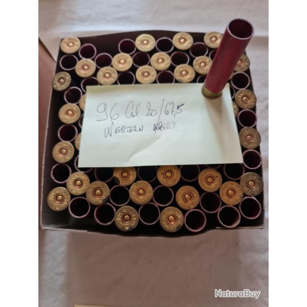 96 Douilles Cal. 20/67.5