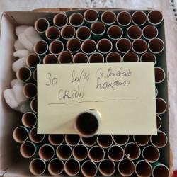 90 Douilles Carton Cal. 20/76