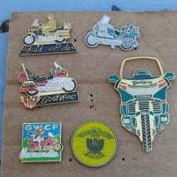 PINS MARQUE HONDA MOTO GOLDWING LOT DE 6 PINS