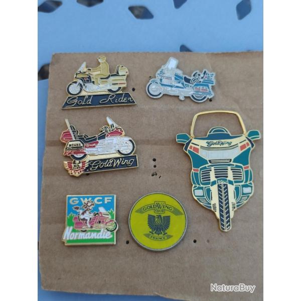 PINS MARQUE HONDA MOTO GOLDWING LOT DE 6 PINS
