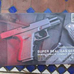 Réplique Airsoft GBB Glock 23 (ou 19) ABS KJW