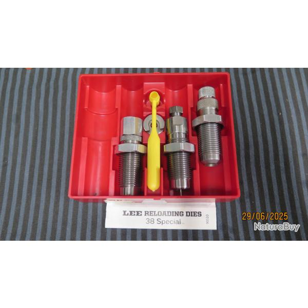 Outils de rechargement Lee Precision calibre 38 Special